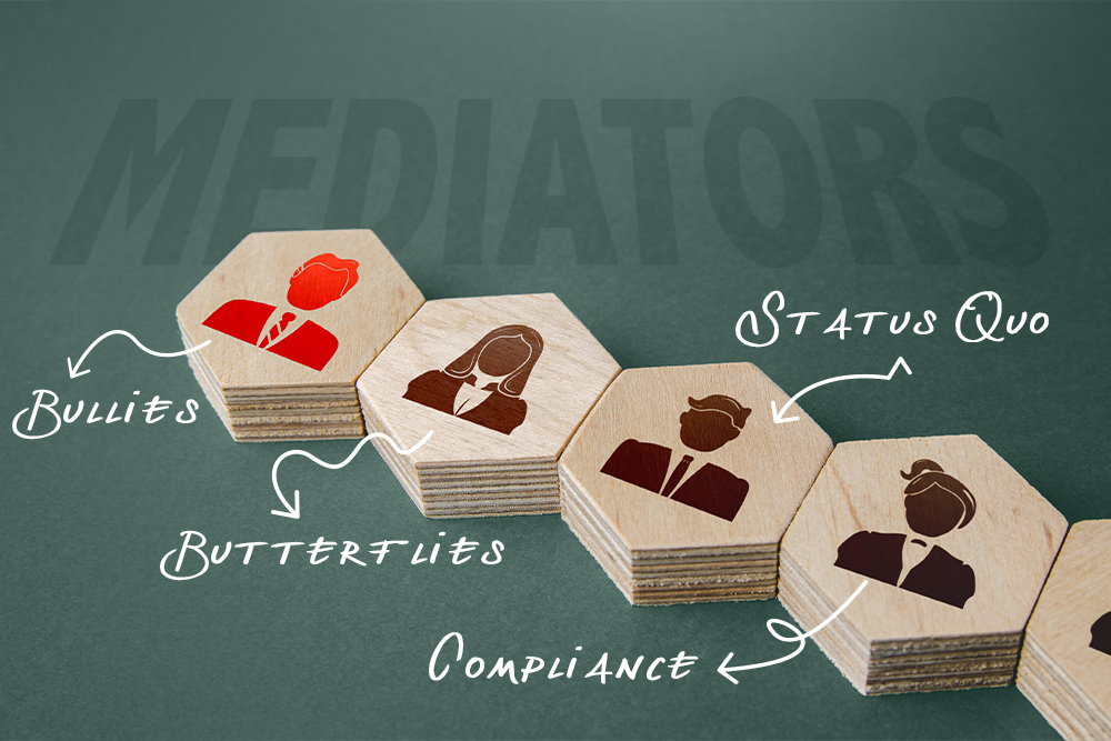 The Taxonomy of Mediators: Bullies, Butterflies, Status Quo, and Compliance